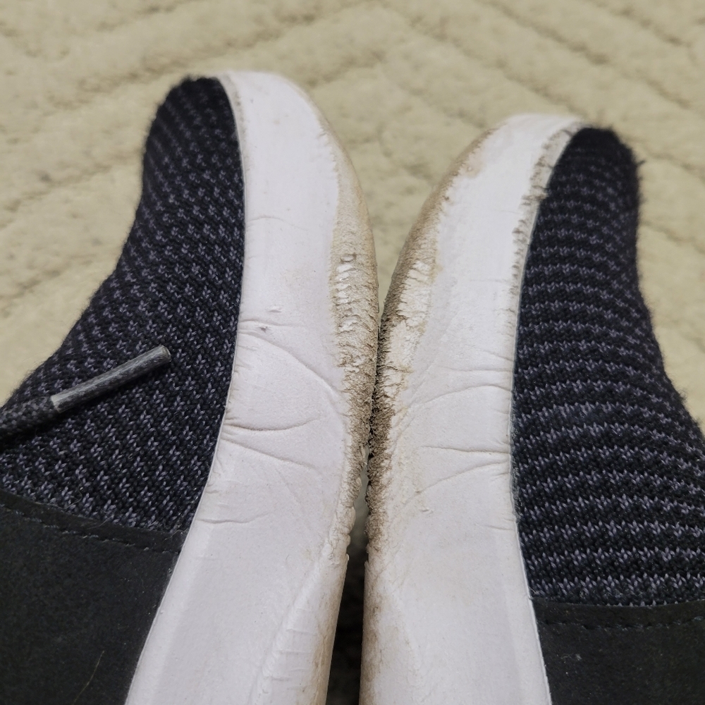 Vessi Black and White Women's Sneakers - Picture 5 of 10
